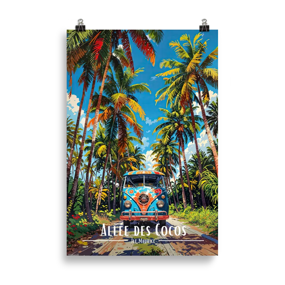 Affiche Allée des Cocos Univ'île