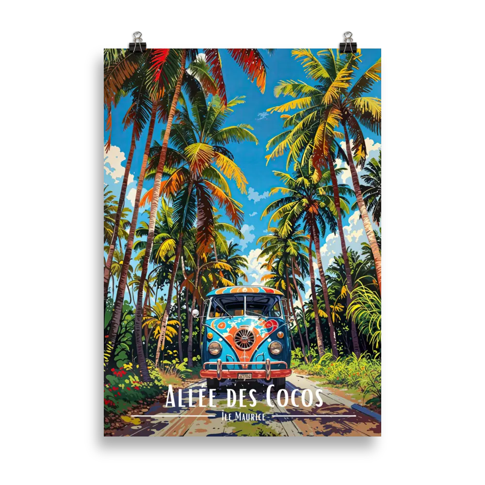 Affiche Allée des Cocos Univ'île