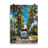 Affiche Allée des Cocos Univ'île