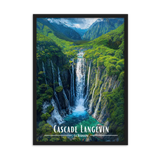 Affiche Cascade Langevin UNIV'ÎLE