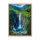 Affiche Cascade Langevin UNIV'ÎLE