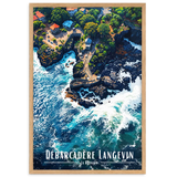 Affiche de La Réunion Débarcadère Langevin 30 × 40 cm / Sans Cadre - Univile La Réunion