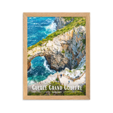 Affiche de Guadeloupe Gueule Grand Gouffre 30 × 40 cm / Noir - Univile Guadeloupe