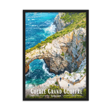 Affiche de Guadeloupe Gueule Grand Gouffre 50 × 70 cm / Sans Cadre - Univile Guadeloupe