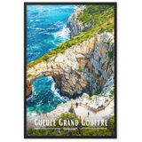 Affiche de Guadeloupe Gueule Grand Gouffre 30 × 40 cm / Blanc - Univile Guadeloupe