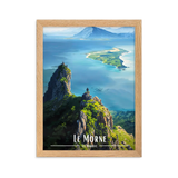 Affiche de Maurice Le Morne 30 × 40 cm / Noir - Univile Maurice