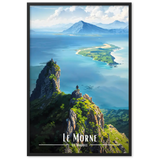 Affiche de Maurice Le Morne 50 × 70 cm / Sans Cadre - Univile Maurice