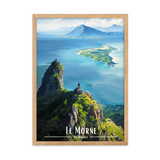 Affiche de Maurice Le Morne 30 × 40 cm / Oak - Univile Maurice