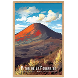 Affiche de La Réunion Le Piton de la Fournaise : L'éclat Réunionnais 30 × 40 cm / Sans cadre - Univile La Réunion