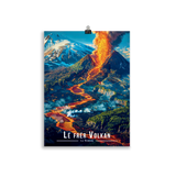 Affiche de La Réunion Lé frér Volkan 61 × 91 cm / Oak - Univile La Réunion