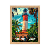 Affiche Phare Sainte-Suzanne Univ'île