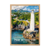 Affiche Phare du Vieux-Fort Univ'île