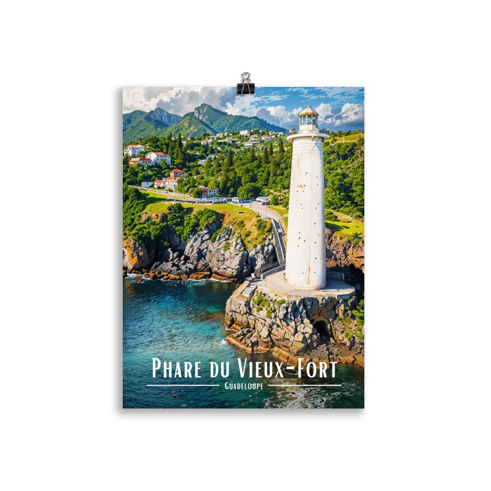 Affiche Phare du Vieux-Fort Univ'île