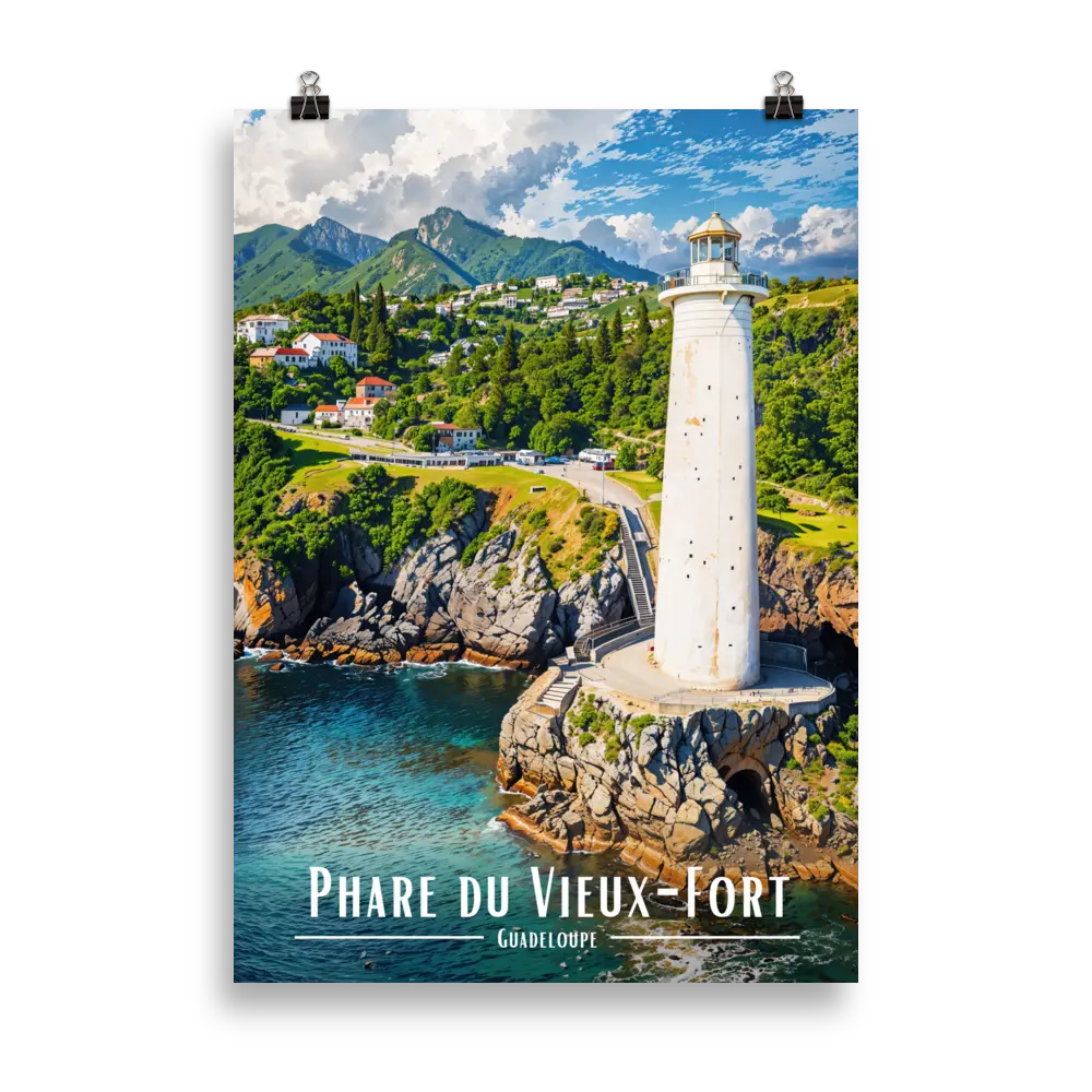 Affiche Phare du Vieux-Fort Univ'île