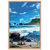 Affiche de Guadeloupe Pointe des Châteaux 30 × 40 cm / Sans Cadre - Univile Guadeloupe