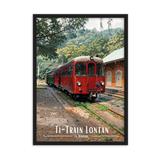 Affiche de La Réunion Ti-Train Lontan 50 × 70 cm / Sans Cadre - Univile La Réunion