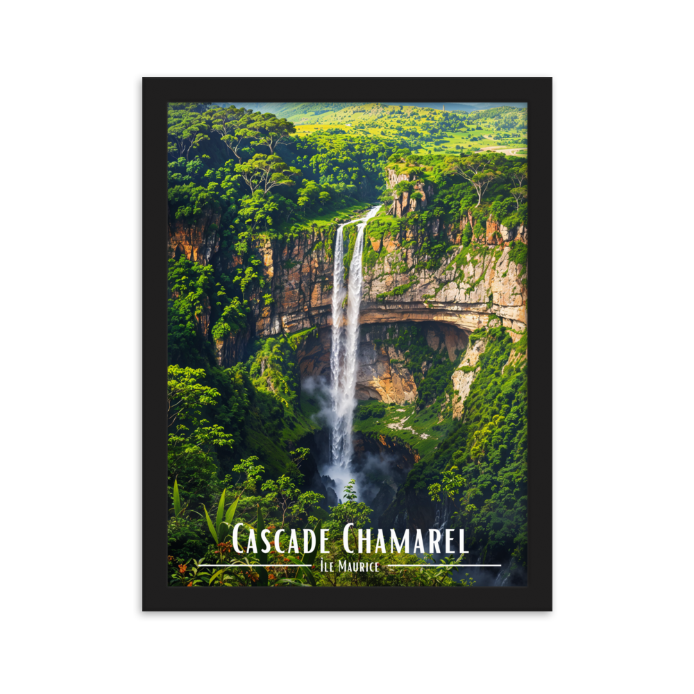 Tableau Cascade Chamarel 50 × 70 cm Oak - Univile