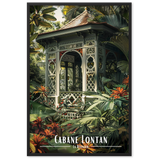 Tableau Cabane Lontan 30 × 40 cm Blanc - Univile