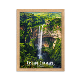 Tableau Cascade Chamarel 30 × 40 cm Noir - Univile