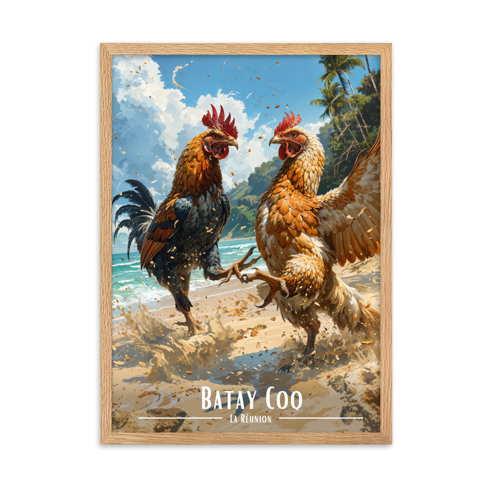 Tableau Batay Coq 30 × 40 cm Oak - Univile