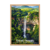 Tableau Cascade Chamarel 30 × 40 cm Oak - Univile