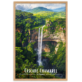 Tableau Cascade Chamarel 30 × 40 cm Sans Cadre - Univile