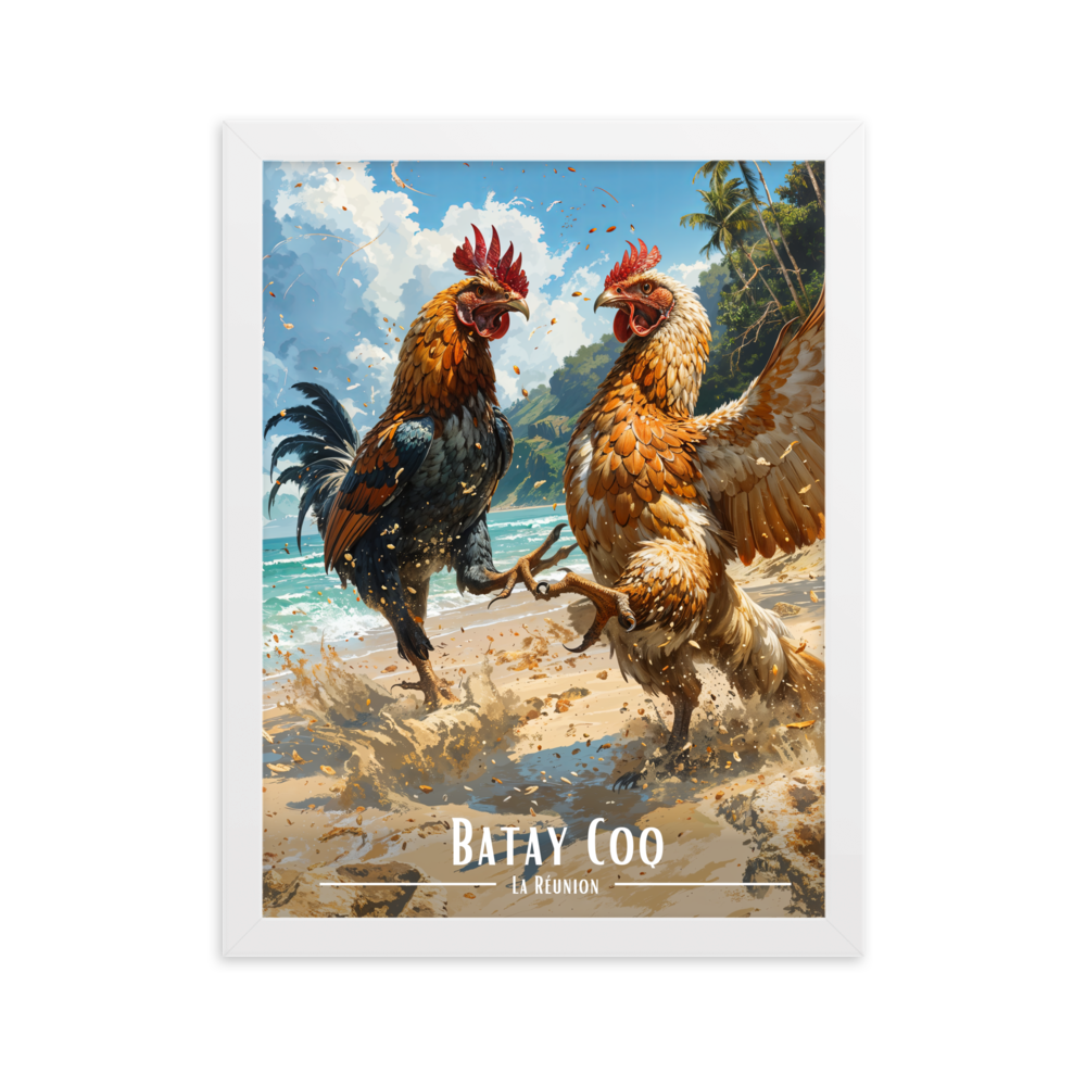 Tableau Batay Coq 61 × 91 cm Sans Cadre - Univile