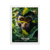 Tableau Macaque Mauricien 61 × 91 cm Sans Cadre - Univile