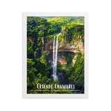 Tableau Cascade Chamarel 61 × 91 cm Sans Cadre - Univile