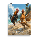 Tableau Batay Coq 61 × 91 cm Noir - Univile