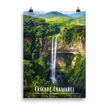 Tableau Cascade Chamarel 61 × 91 cm Noir - Univile