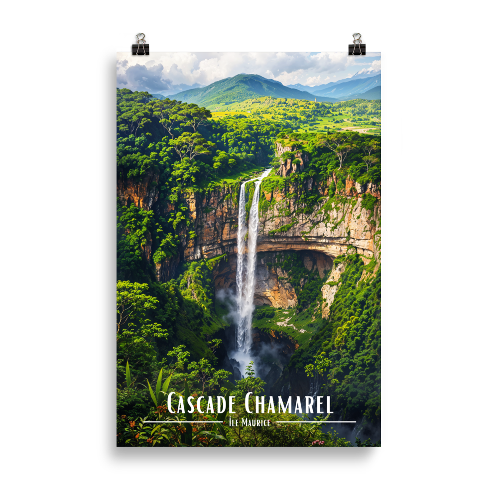 Tableau Cascade Chamarel 61 × 91 cm Oak - Univile