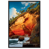 Tableau Cap Jaune Cap Jaune - 61 × 91 cm / Noir - UNIV'ÎLE