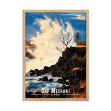Tableau Cap Méchant Cap Méchant - 50 × 70 cm / Oak - UNIV'ÎLE