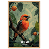 Tableau Cardinal Cardinal - 61 × 91 cm / Oak - UNIV'ÎLE