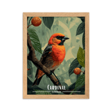 Tableau Cardinal Cardinal - 30 × 40 cm / Oak - UNIV'ÎLE