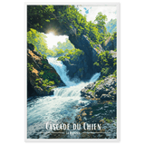 Tableau Cascade du Chien Cascade du Chien - 61 × 91 cm / Blanc - UNIV'ÎLE