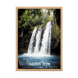 Tableau Cascade Léon Cascade Léon - 50 × 70 cm / Oak - UNIV'ÎLE