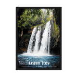 Tableau Cascade Léon Cascade Léon - 50 × 70 cm / Noir - UNIV'ÎLE