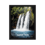 Tableau Cascade Léon Cascade Léon - 30 × 40 cm / Noir - UNIV'ÎLE