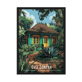 Tableau Case Lontan Case Lontan - 50 × 70 cm / Noir - UNIV'ÎLE