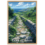 Tableau Chemin des Anglais Chemin des Anglais - 61 × 91 cm / Oak - UNIV'ÎLE