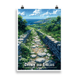 Tableau Chemin des Anglais Chemin des Anglais - 50 × 70 cm / Sans Cadre - UNIV'ÎLE
