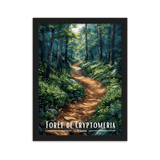 Affiche de La Réunion Forêt de Cryptomeria 50 × 70 cm / Oak - Univile La Réunion