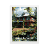 Affiche de La Réunion Jardin botanique 61 × 91 cm / Sans Cadre - Univile La Réunion