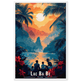 Tableau Lac Ba BE - Vietnam Lac Ba BE - Vietnam - 61 × 91 cm / Blanc - UNIV'ÎLE