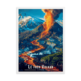 Affiche de La Réunion Lé frér Volkan 50 × 70 cm / Noir - Univile La Réunion