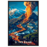 Affiche de La Réunion Lé frér Volkan 50 × 70 cm / Blanc - Univile La Réunion