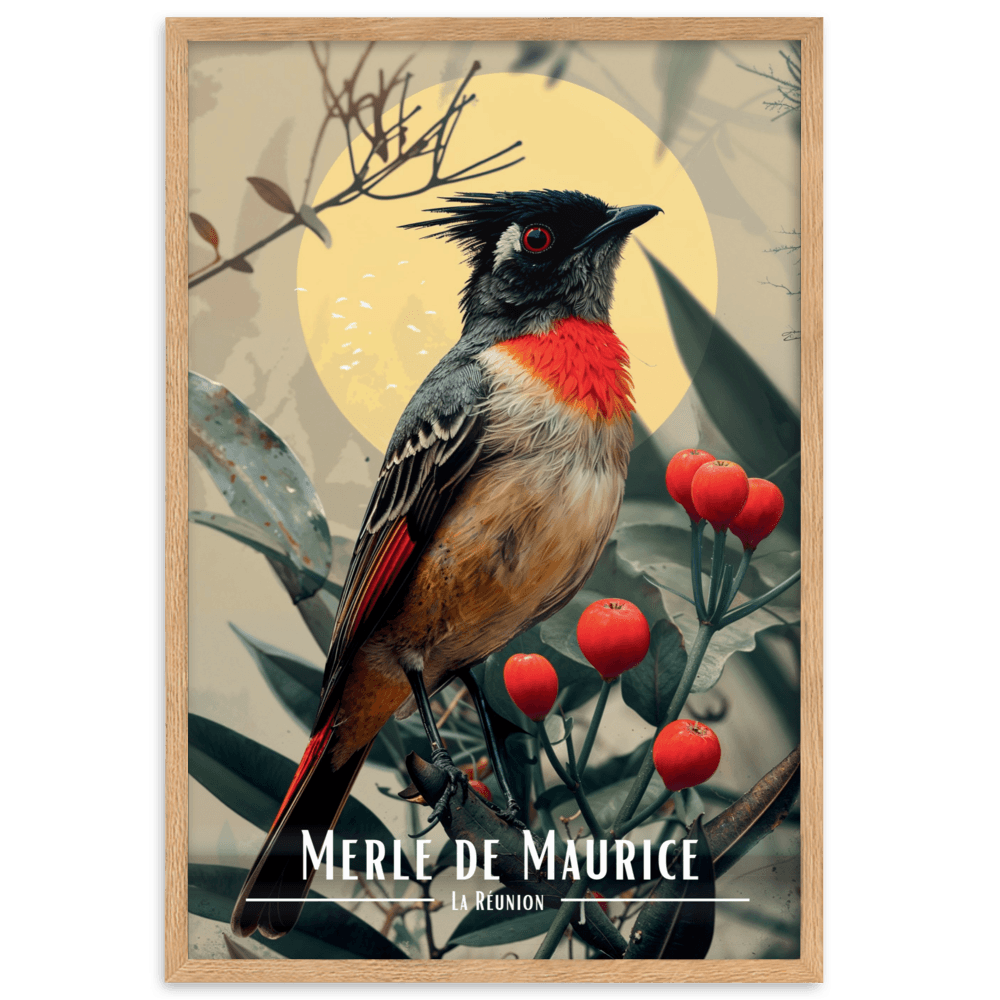 Tableau Merle maurice Merle maurice - 61 × 91 cm / Oak - UNIV'ÎLE