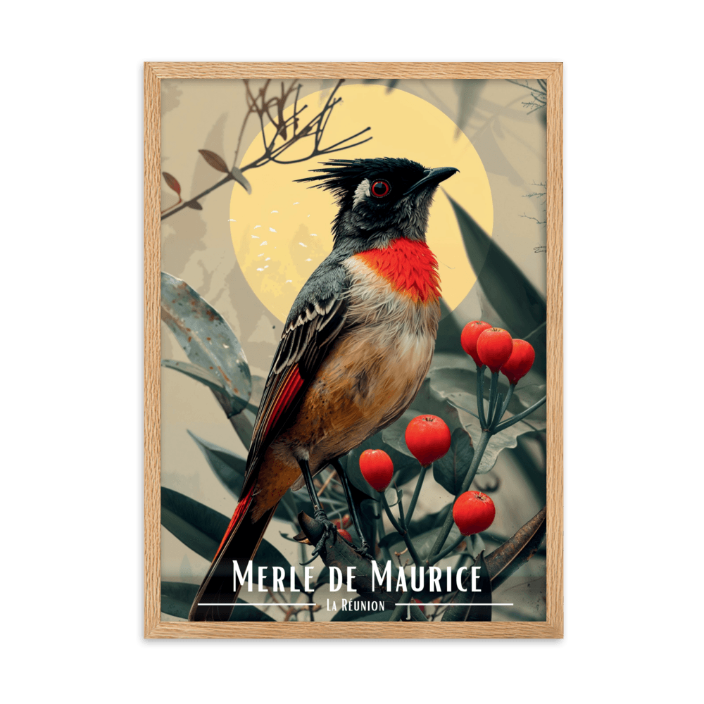 Tableau Merle maurice Merle maurice - 50 × 70 cm / Oak - UNIV'ÎLE